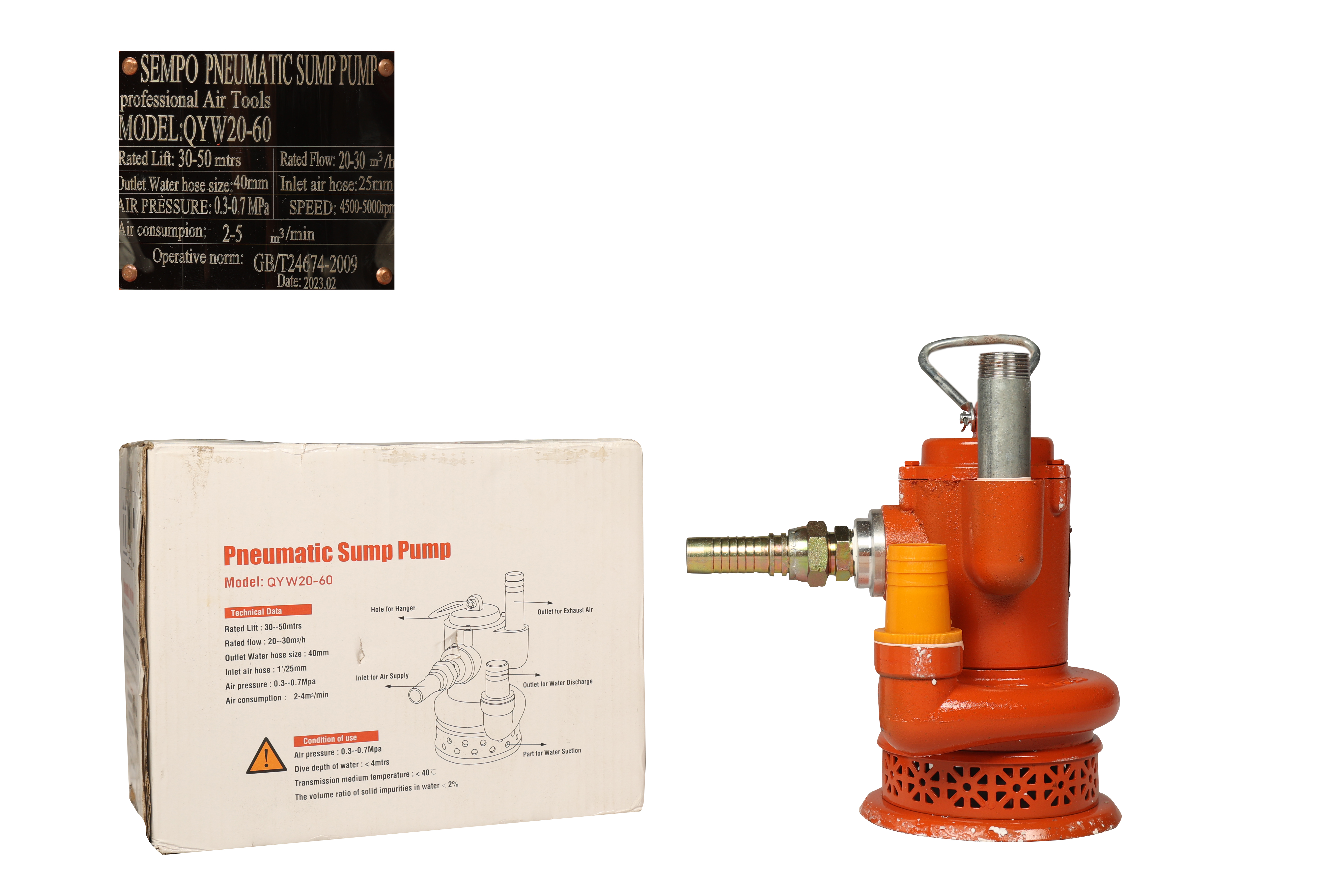 Pneumatic Sump Pump
