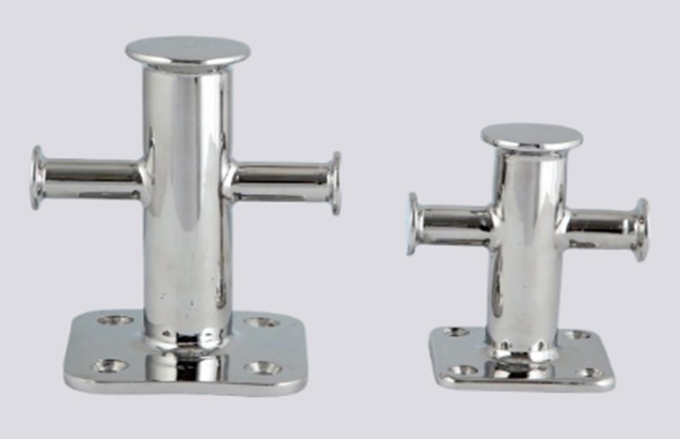 Stainless Steel Cross Bollard (Flat Head)