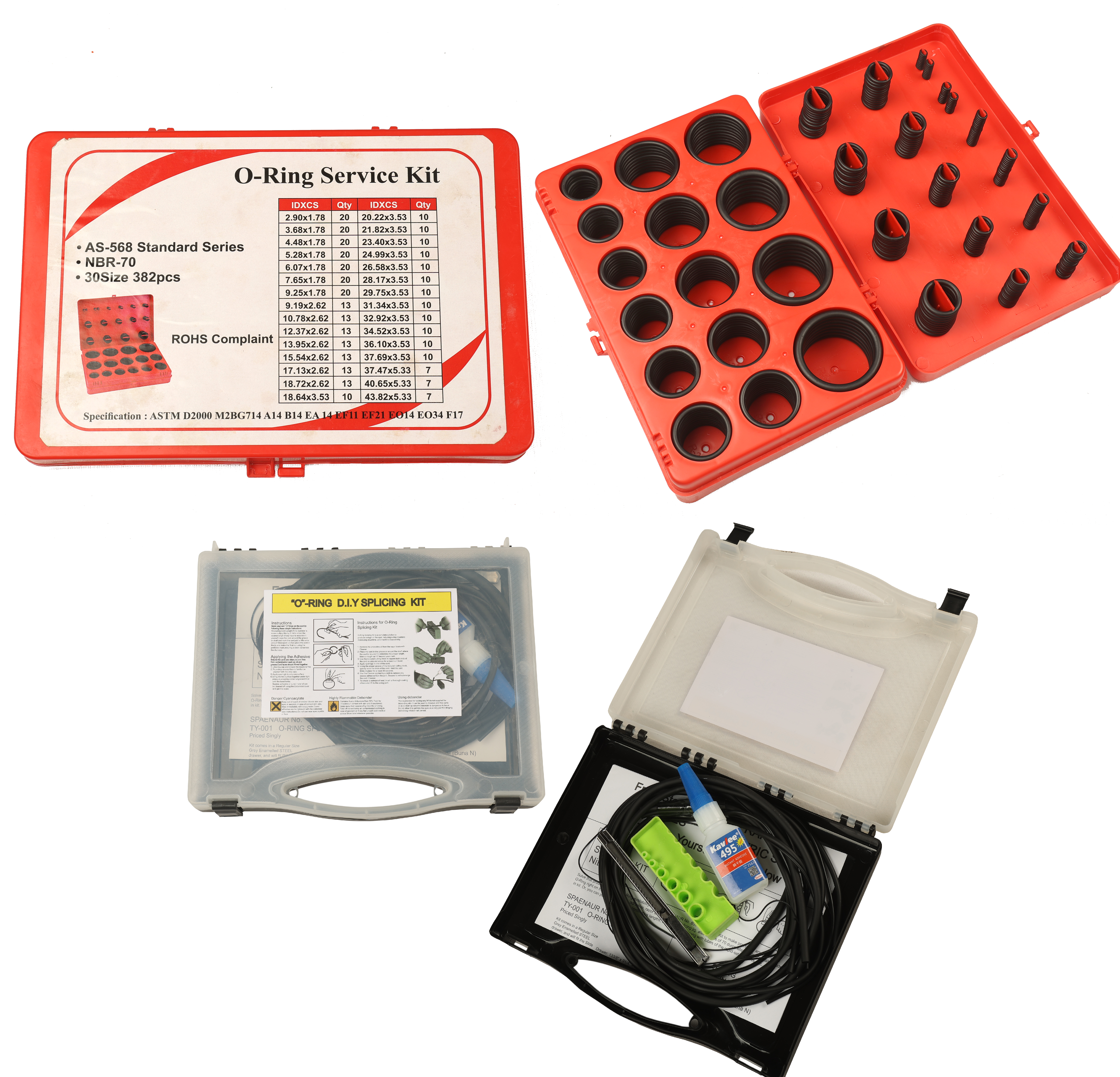 Rubber O-ring Kit &Amp; Splicing Kit